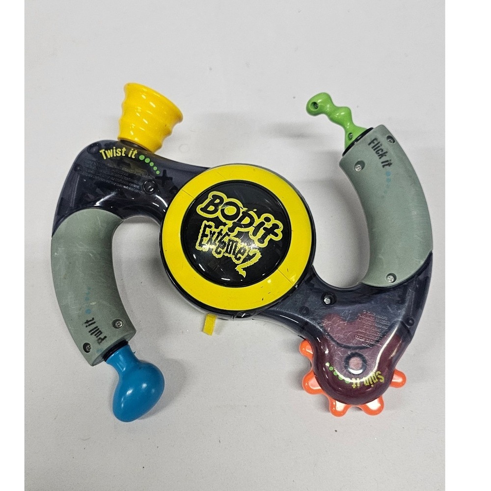 Milton Bradley Bop It Extreme 2 Electronic Handheld Game 2002 Translucent Black